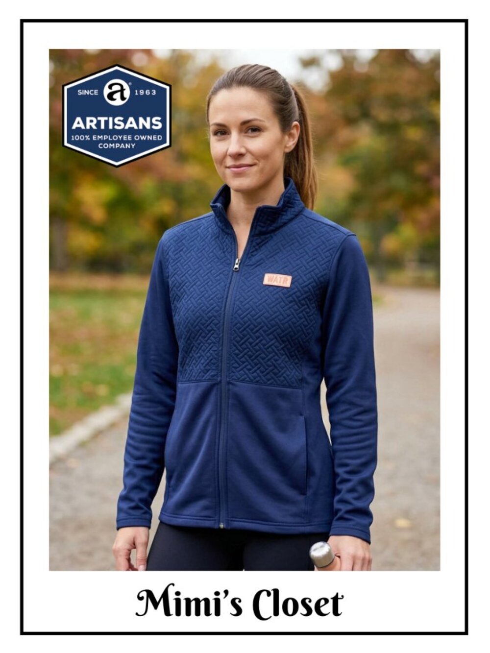 ARTISANS APPAREL The Kalisi Full Zip Jacket Navy L